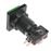 Pulsador arcade BeMatik momentáneo 32x32 mm 1NO 1NC 250V 15A SPDT verde con luz_1