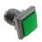 Pulsador arcade BeMatik momentáneo 32x32 mm 1NO 1NC 250V 15A SPDT verde con luz_3