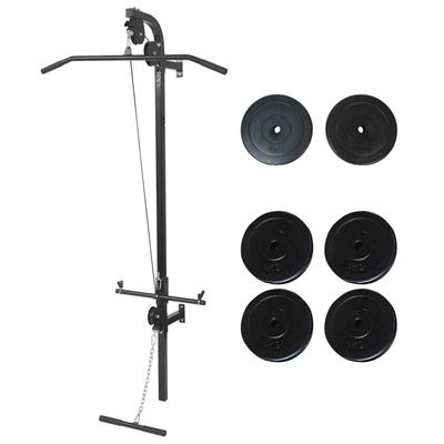Máquina De Musculación De Pared Vidaxl, Discos De Peso 40 Kg