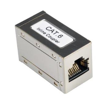 Adaptador ROLINE RJ-45 Modular Coupler RJ-45 Plata - 1