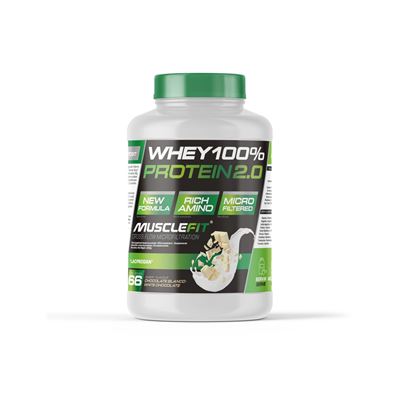 Whey 100% Protein 2kg - Musclefit Musclecult Creación De Músculo Chocolate Blanco