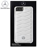 Carcasa para iPhone 7 Plus / iPhone 8 Plus Licencia Mercedes-Benz Piel Blanco