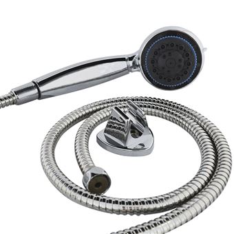 Set de ducha alcachofa de masaje 8 ajustes Lucia cromo 91110
