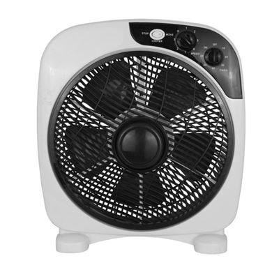 Ventilador De Sobremesa Fabrilamp Borja Blanco/negro 45w Temporizador