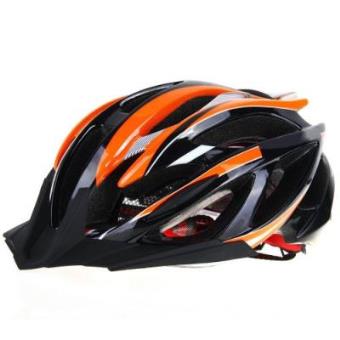 Casco De Ciclismo Bicicleta Bici Proteccion Ajustable Color Negro Naranja Accesorios Y Componentes Para Bicicletas Los Mejores Precios Fnac