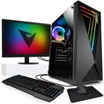 PC Gaming Vibox I-24 Pack Monitor - Quad Core Intel Procesador - Nvidia GT 1030 Tarjeta Grafica - 16Gb RAM - 240GB SSD - 1Tb Disco duro - Windows 10 - WiFi