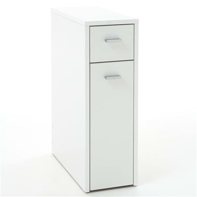 Armario cajonera con 2 cajones FMD, 20x45x61 cm Blanco 930-001