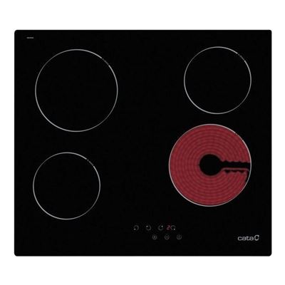 Cata Negro Placa De Inducción Tn604b 4 Zonas 60Cm