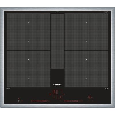 Placa De Inducción Siemens Iq700 4 Zonas 60cm 7400w Negro