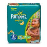 Pampers Pañales Baby-Dry Talla 5 (13-27 kg) - Pack económico 132 pañales