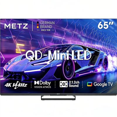 Tv Qled 65" Metz 65mne8000z Mini Led 4k Ultra Hd 2025 Smart Tv Negro F