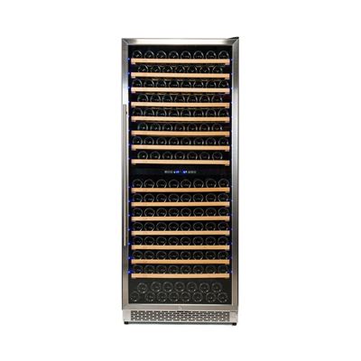 Vinoteca 300 Botellas Vinobox 300 Design 2t Inox Doble Zona De Temperatura Gran Tamaño