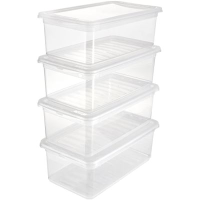 Keeeper Set Cajas De Almacenaje Bea Transparente 33X19,5X12cm