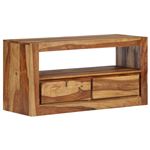 Mueble para TV vidaXL de madera maciza de Sheesham 80x30x40cm