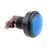 Pulsador arcade BeMatik momentáneo 45 mm 1NO 1NC 250V 15A SPDT azul con luz_0