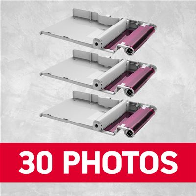 Cartucho Agfaphoto Amc20, 30 Fotos 5,3 X 8,6 Cm, Compatible Realipix Mini S, P, Mini Printer 2