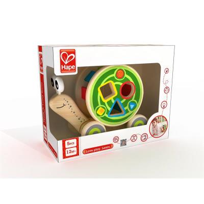 Hape E0349 Clasificador De Formas, Arrástrame Y Juega