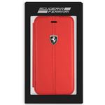 Funda Flip Cover iPhone 7 / iPhone 8 Licencia Ferrari Rojo