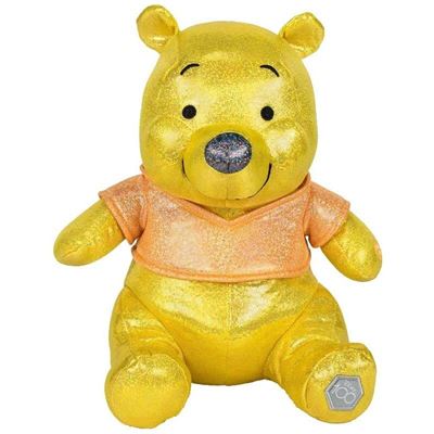 Play By Play Peluche Winnie Pooh 100Th Disney Glitter Con Sonido 28Cm - Imagen 3