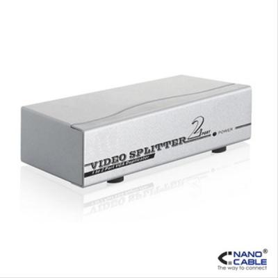 Nanocable Vga Duplicador (Splitter) Para 2 Monitores Con Alim