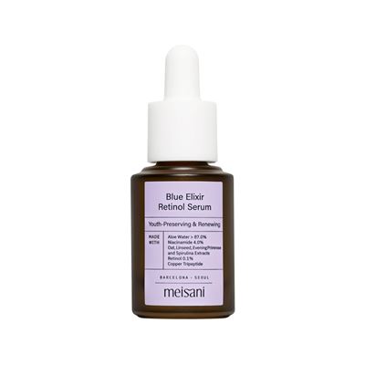 Sérum Antiedad Con Retinol Meisani Blue Elixir Retinol Serum 15ml