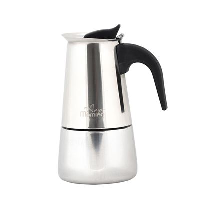 Cafetera Any Morning Moka Acero Inoxidable, Plateado, 1000w, 300 Ml