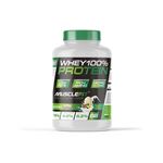 WHEY 100% Protein 2kg - MuscleFit MUSCLECULT Creación de Músculo Vainilla y Canela