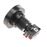 Pulsador arcade BeMatik momentáneo 45 mm 1NO 1NC 250V 15A SPDT blanco con luz_1