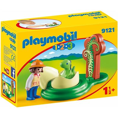 Playmobil 1.2.3 Huevo de dinosaurio 9121 1.2.3.