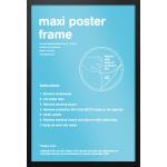 Marco Maxi Posters 61X91.5 Cm Negro