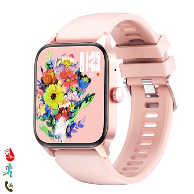 Smartwatch Dam Qs56 Bluetooth Rosa