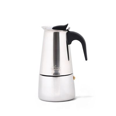 Cafetera Any Morning Moka Acero Inoxidable, Plateado, Inducción, 200 Ml