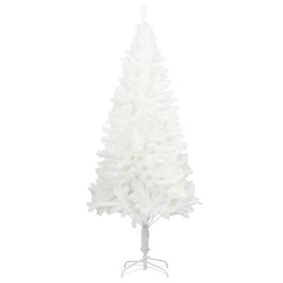 Árbol artificial de Navidad con hojas realistas vidaXL blanco 120 cm