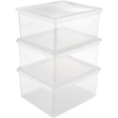 Keeeper Set Cajas De Almacenaje Bea Transparente 39X33,5X18cm