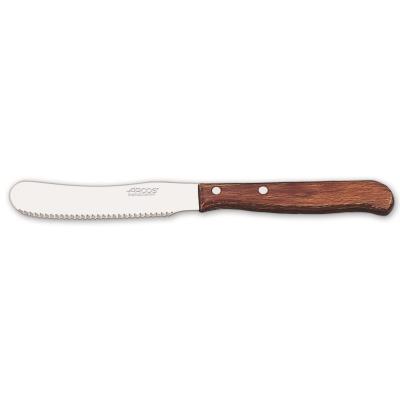 Cuchillo Para Mantequilla Arcos Latina 102700 De Acero Inoxidable Nitrum Y Mango De Madera Comprimida Con Hoja De 9 Cm En Caja