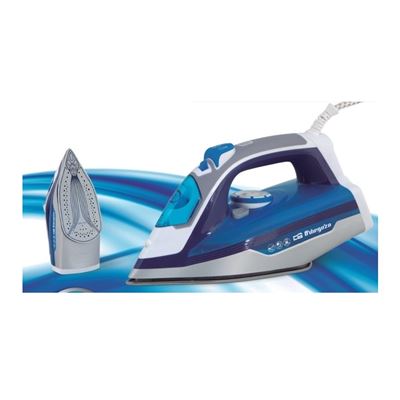Plancha De Vapor Orbegozo Sv 2670, 2600 W, Azul Y Gris
