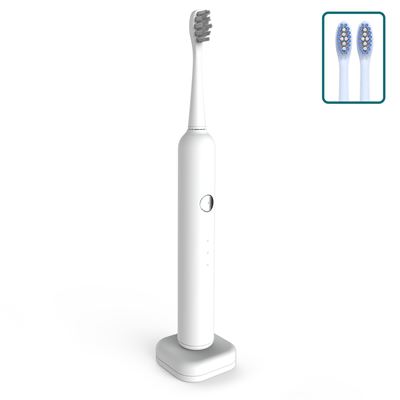 Cepillo De Dientes Eléctrico Dam Con Batería Recargable Y 3 Cabezales Carga Inalámbrica Inductiva Blanco