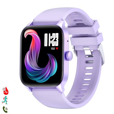 Smartwatch Dam Qs56 Bluetooth Violeta