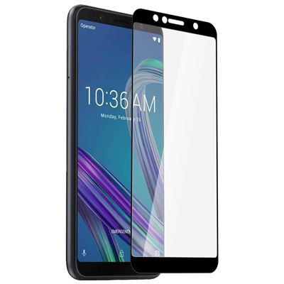 Protector De Cristal templado imak asus zenfone max m1 negro pantalla transparente