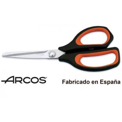 Arcos Serie Prochef tijeras de cocina hoja acero inoxidable 210 mm mango polipropileno color negro y rojo con