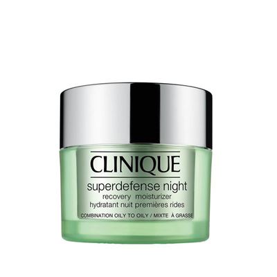 Crema Facial Antiedad De Noche Para Pieles Mixtas/grasas Clinique Superdefense Night 50ml