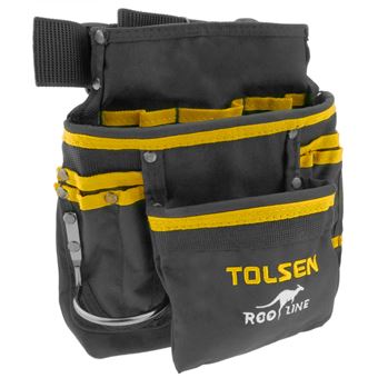 Cintur/ón para herramientas Portaherramientas con bolsa para clavos y bucle para martillo Tolsen
