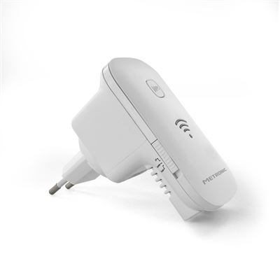 Repetidor Metronic Wifi 300 Mbps Con Boton On/off - Blanco