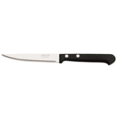 Cuchillo Chuletero Arcos De Mesa 803000 Monoblock De Una Pieza De Acero Inoxidable Y Hoja De 11 Cm En Caja