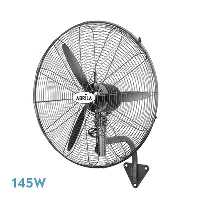 Ventilador Industrial Fabrilamp De Pared Borrasca Regulable Fijo Y Rotatorio 145w Motor Ac 3 Velocidades