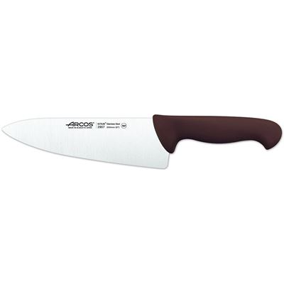 Cuchillo Cocinero Ancho Arcos 2900 Marrón 200 Mm
