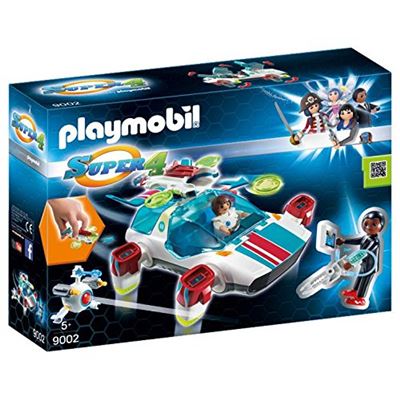 Playmobil Super 4 - Fulgurix Con Agente Gene (9002)