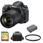 Nikon D750 KIT AF-S 24-120MM F4G ED VR + SD 64Go + Bolsa + EN-EL15B Battery + HOYA UX UV 77mm Filter