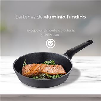 Sartenes Antiadherentes San Ignacio Bistro 20/24 cm Aluminio Fundido +  Protectores - Ollas - Los mejores precios