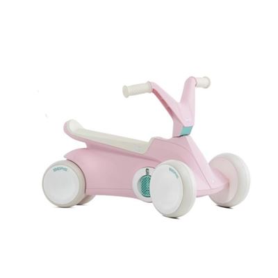 Correpassillos y coche de pedales Berg GO² Pink, de 10 a 30 meses